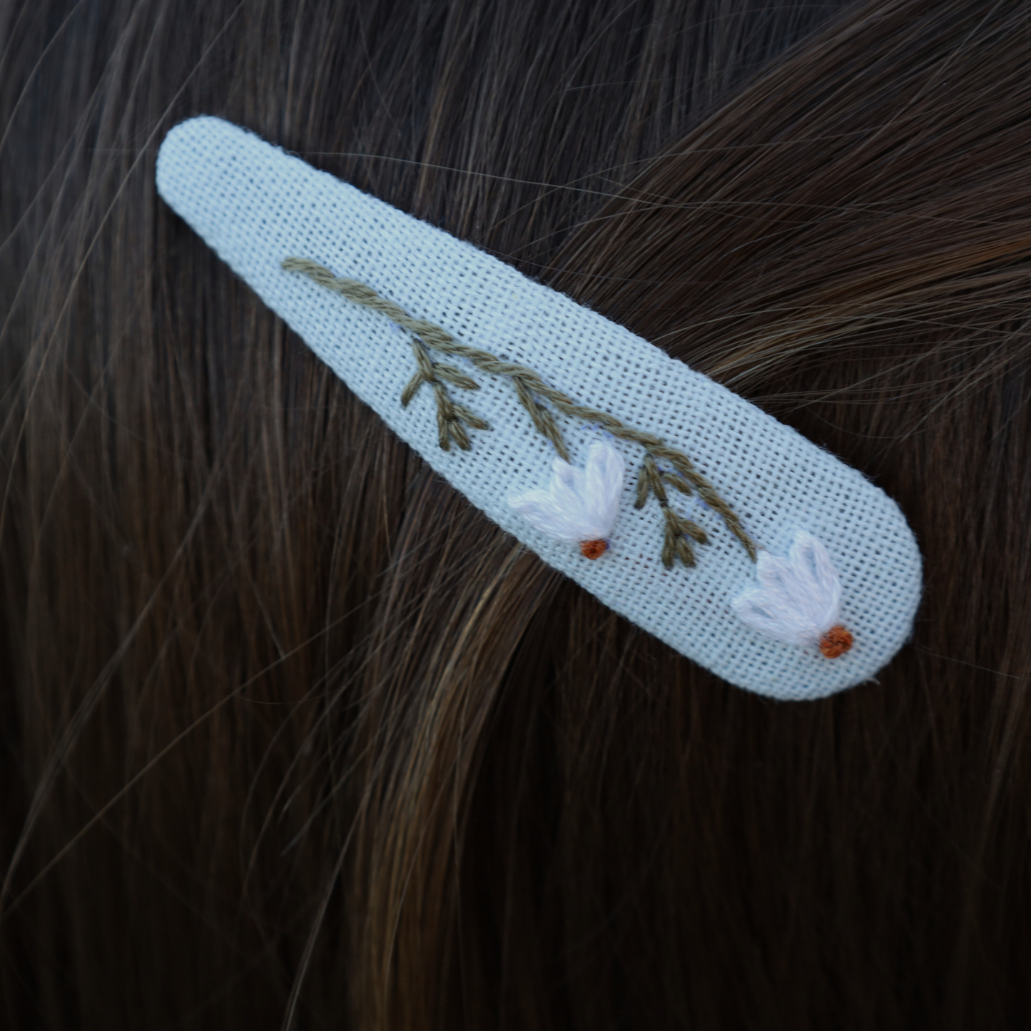 Embroidered Hair Clips | 18 Designs