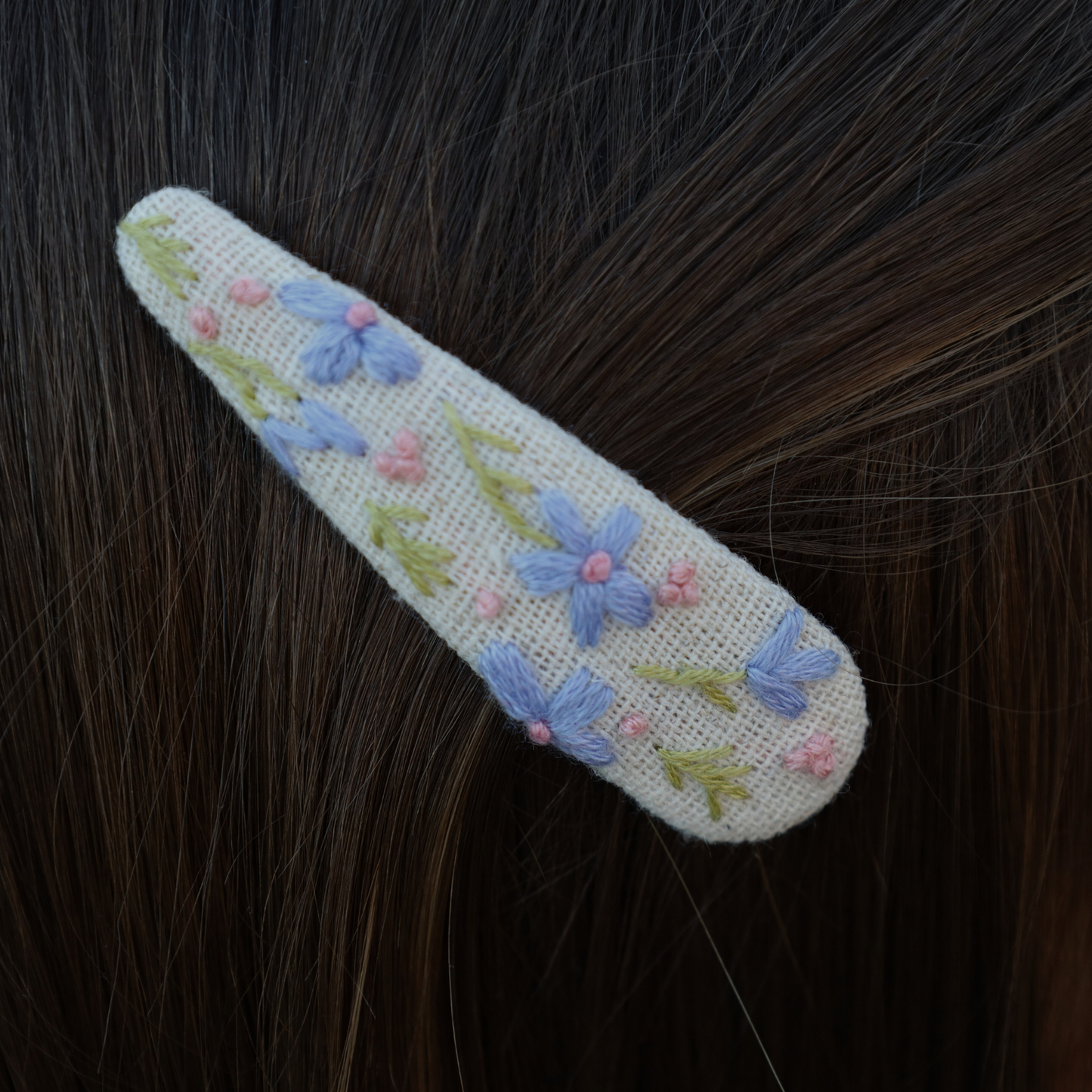 Embroidered Hair Clips | 18 Designs