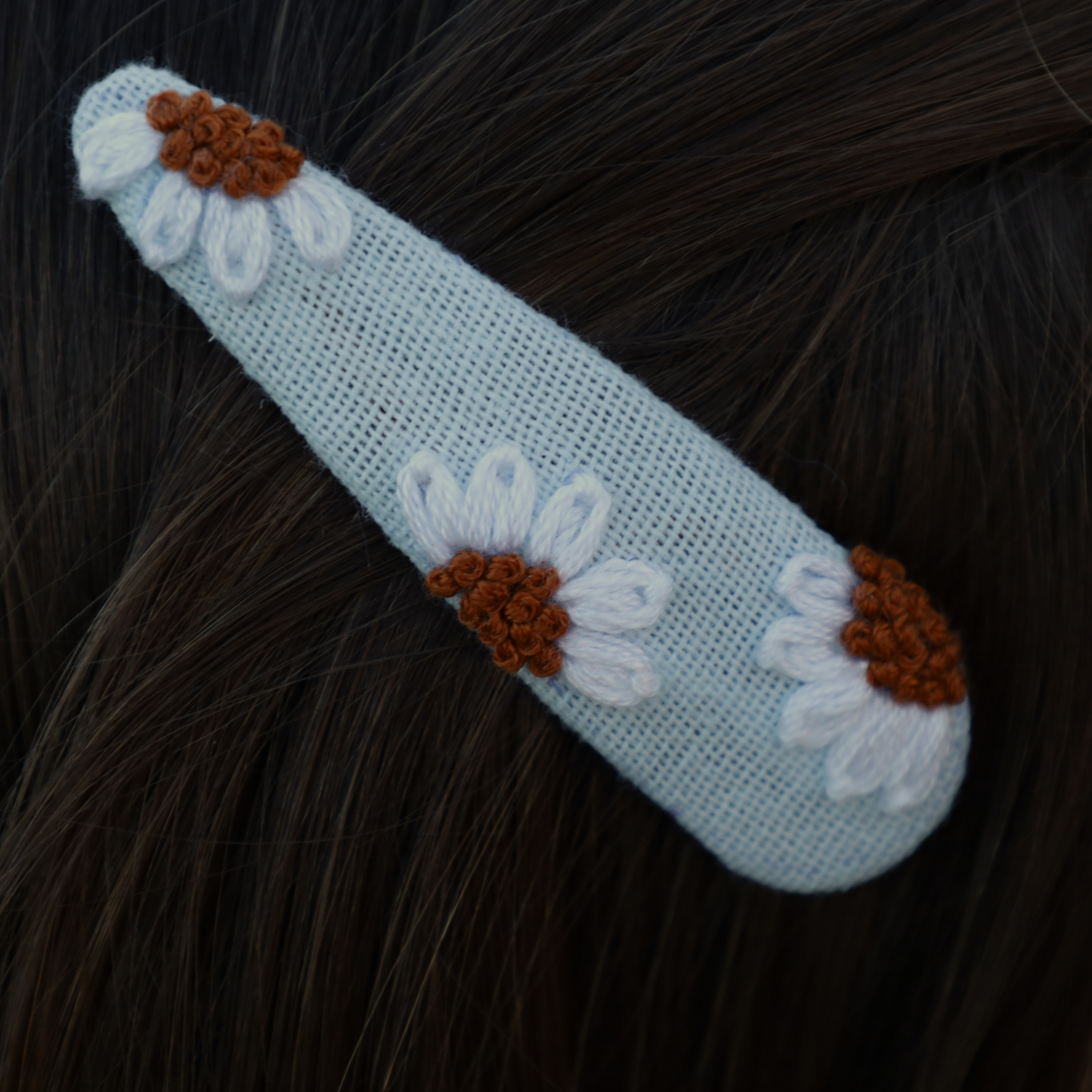 Embroidered Hair Clips | 18 Designs