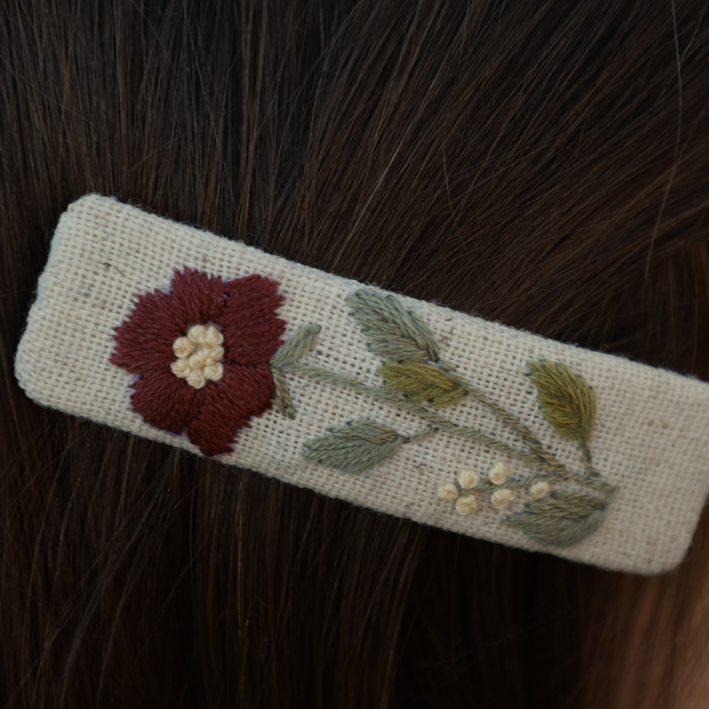 Embroidered Hair Clips | 18 Designs