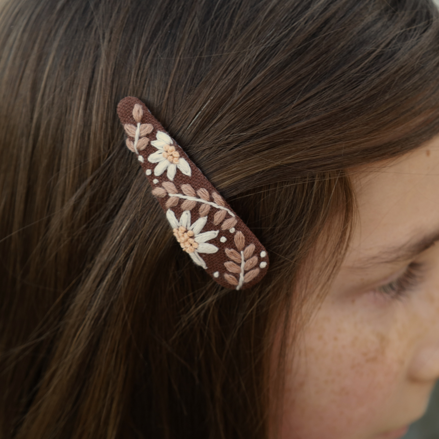 Embroidered Hair Clips | 18 Designs