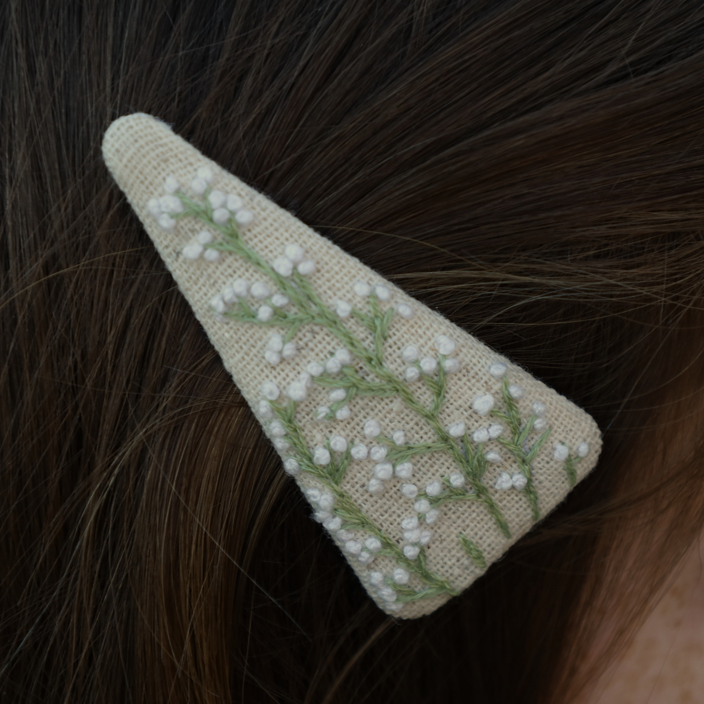 Embroidered Hair Clips | 18 Designs